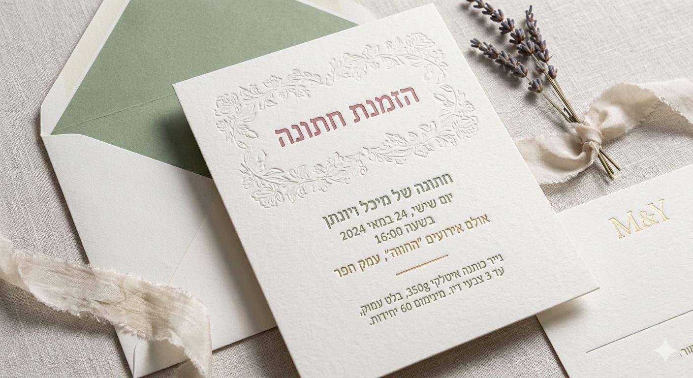 הזמנת חתונה